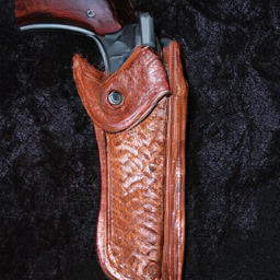 Generated leather holster